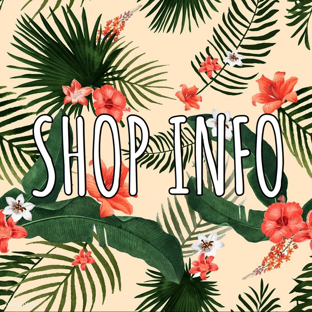 shop info! 🍃💐💕